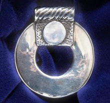 Load image into Gallery viewer, ETERNITY – STERLING SILVER PENDANT WITH ELEGANT 21″ STERLING SILVER CHAIN

